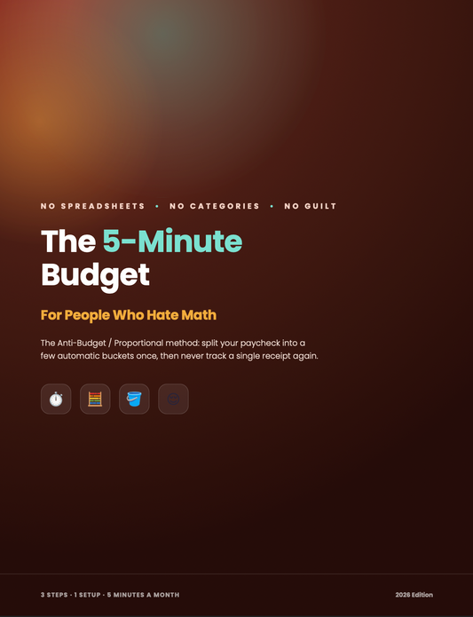 The 5-Minute Budget