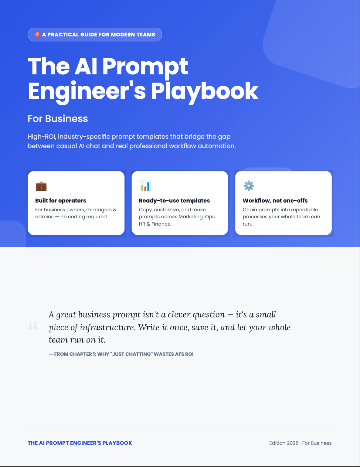 The AI Prompt Engineer's Playbook