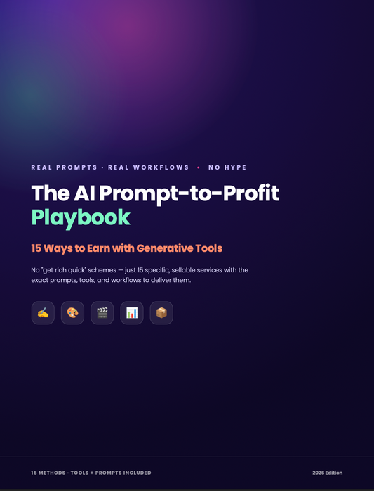 The AI Prompt-to-Profit Playbook