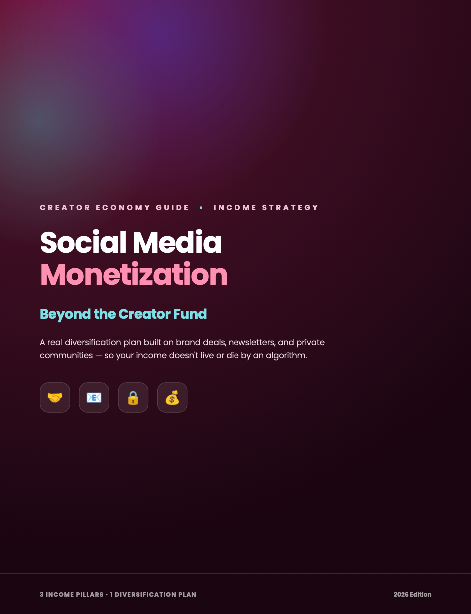 Monetization of Social Media