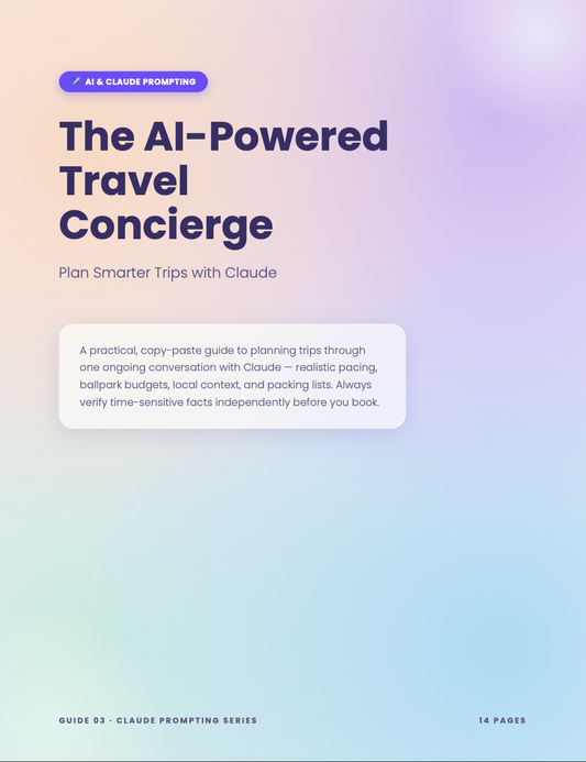 Claude: El conserje de viajes con tecnología de IA